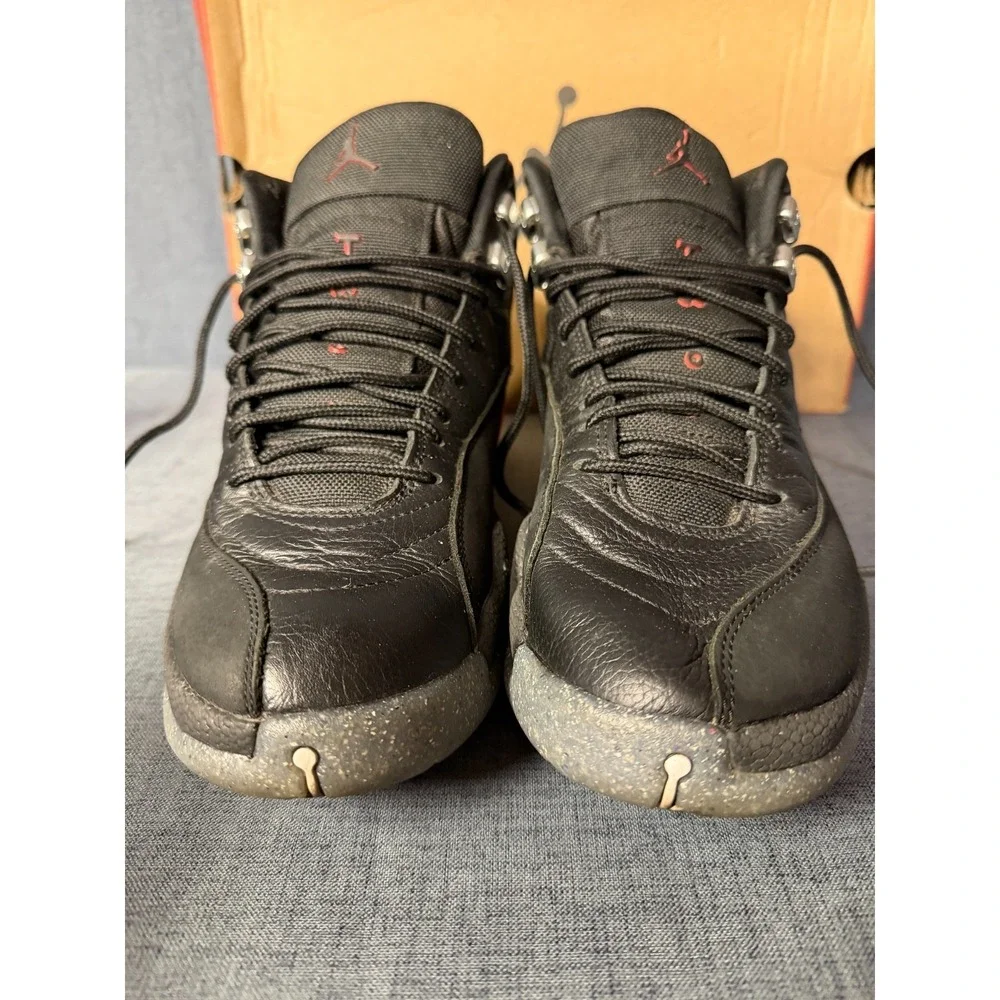 Nike Air Jordan 12  Retro Utility Black-Bright Crimson DC1062-006  Mens Size 8.5